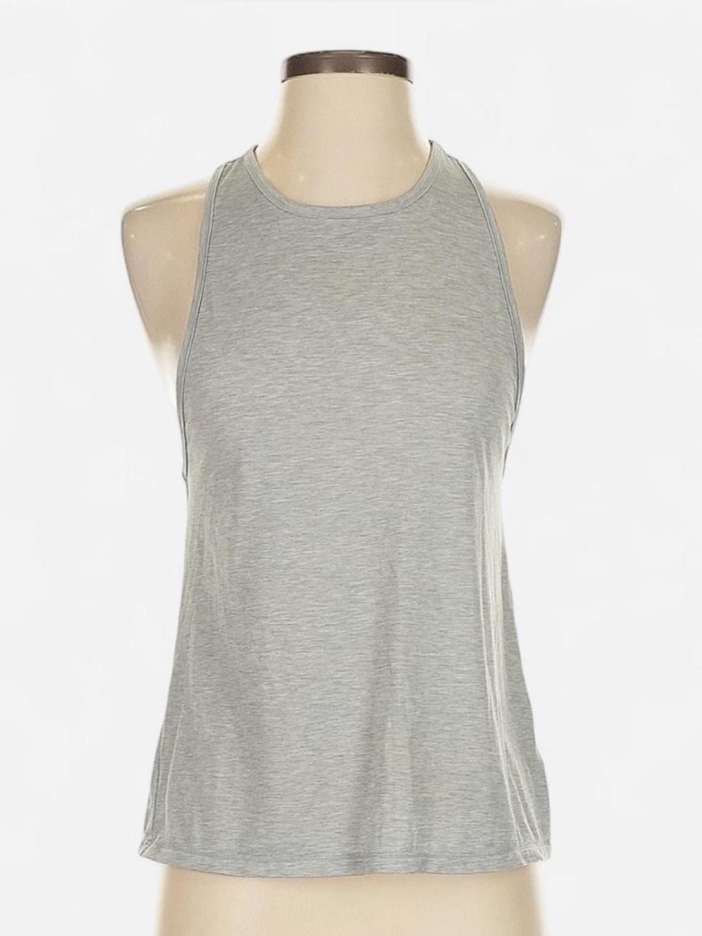 Athleta Gray Heather Racerback Tank Size XXS Like New